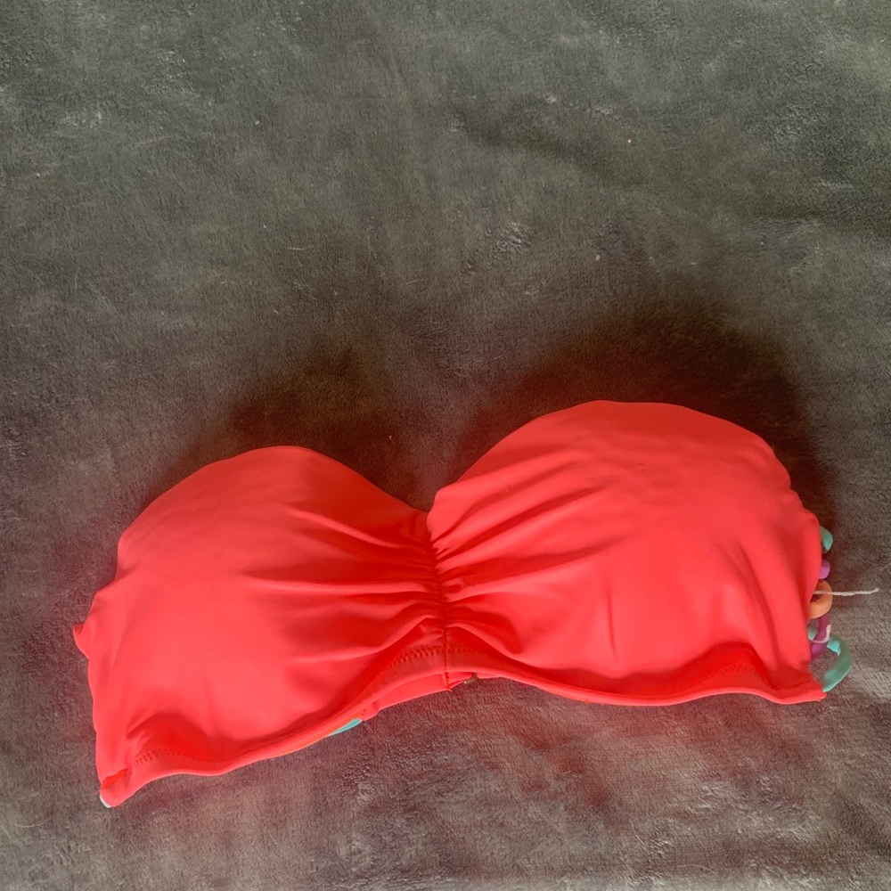 Target Orange bikini top